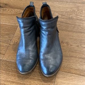 Lucky Brand silver bootie